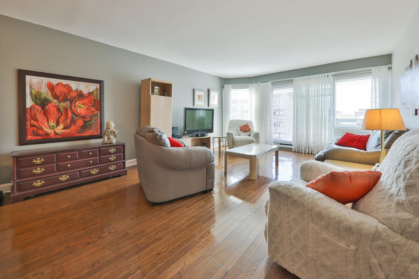 Salon - 506-4191 Rue De La Seine, Laval (Chomedey), QC - Indoor Photo Showing Living Room