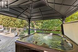 Walkout to the hot tub from the Primary -