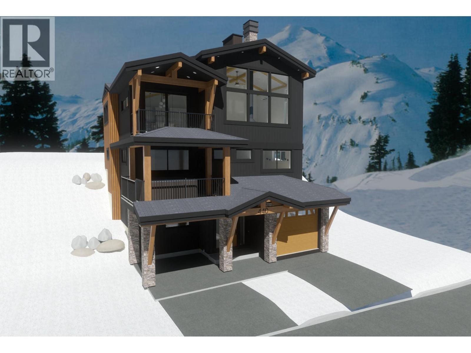 Exterior Rendering from Weninger Construction & Design Ltd. - 440 Feathertop Way Lot# 51, Big White, BC