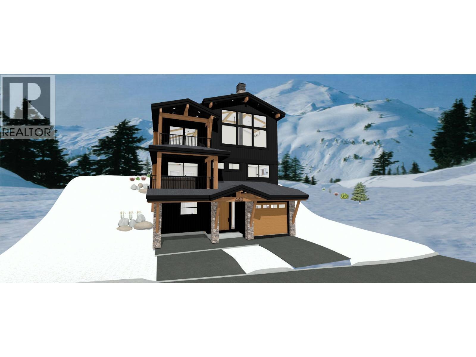 Exterior Rendering from Weninger Construction & Design Ltd. - 440 Feathertop Way Lot# 51, Big White, BC