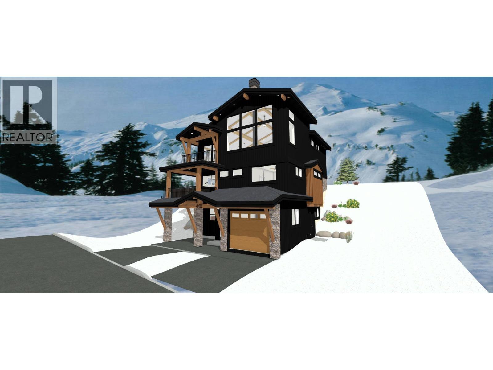 Exterior Rendering from Weninger Construction & Design Ltd. - 440 Feathertop Way Lot# 51, Big White, BC