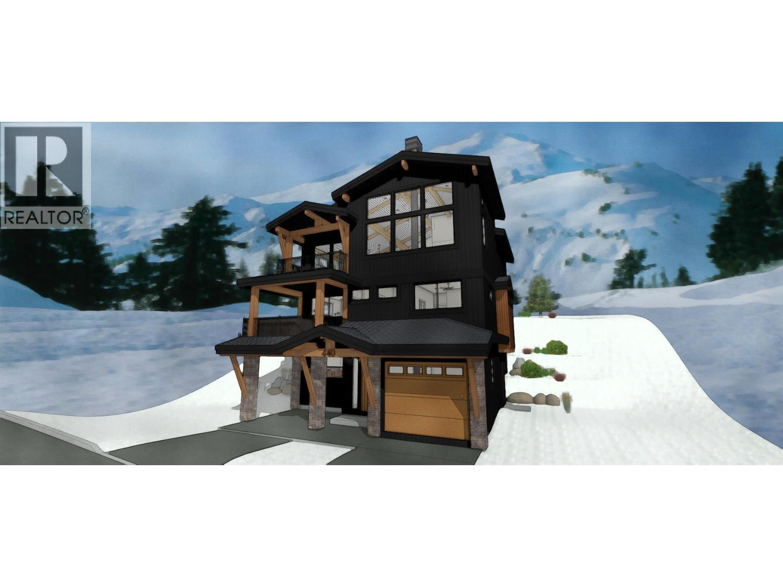 Exterior Rendering from Weninger Construction & Design Ltd. - 440 Feathertop Way Lot# 51, Big White, BC