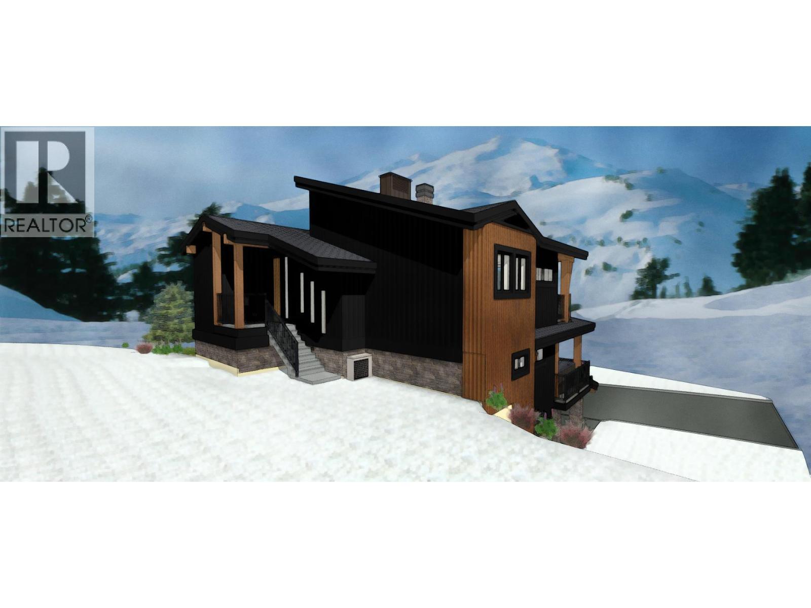 Exterior Rendering from Weninger Construction & Design Ltd. - 440 Feathertop Way Lot# 51, Big White, BC