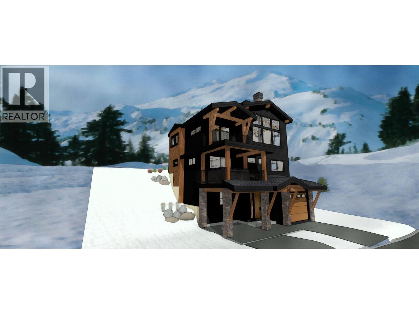 Exterior Rendering from Weninger Construction & Design Ltd. - 440 Feathertop Way Lot# 51, Big White, BC