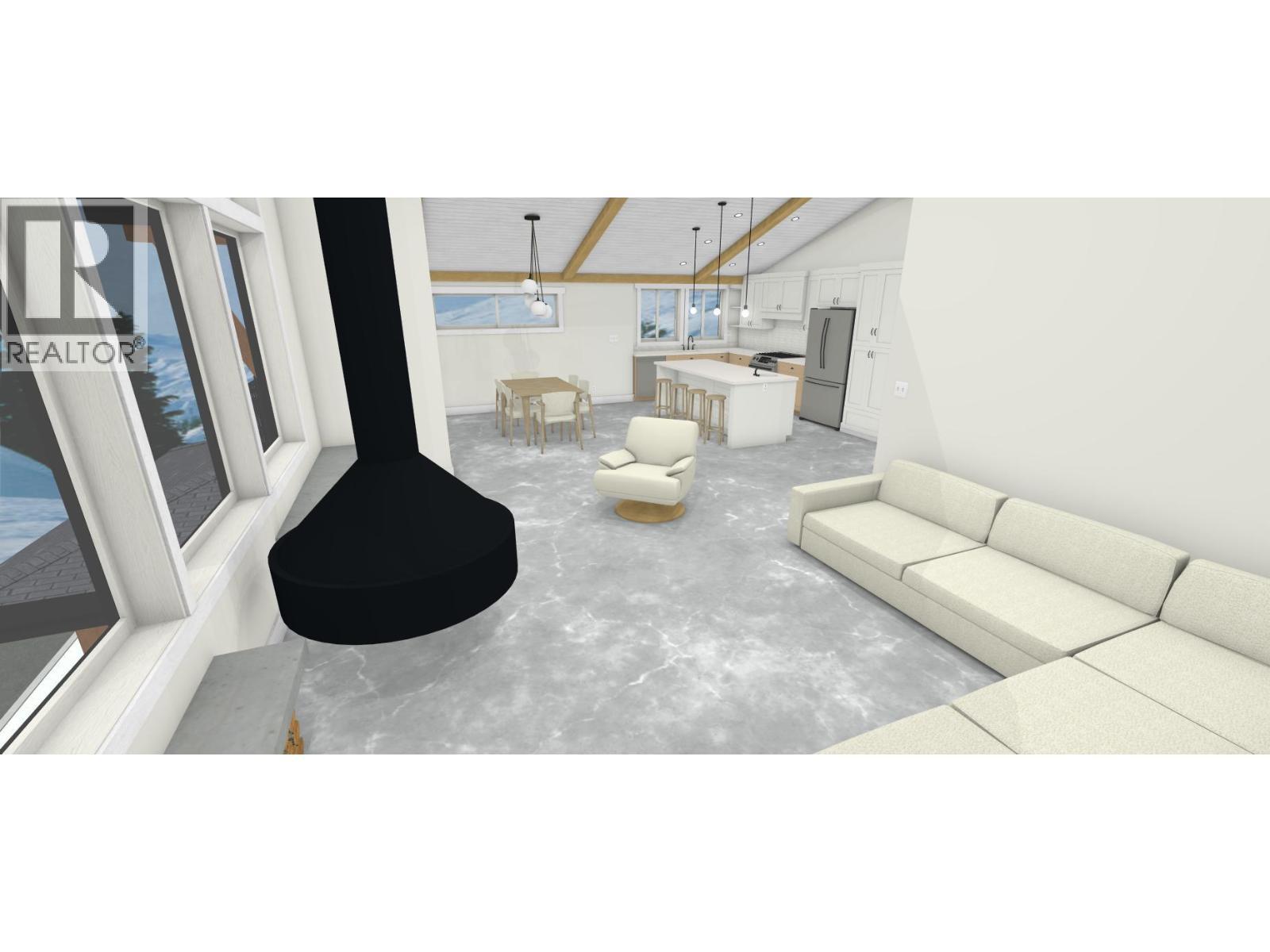 Interior Rendering from Weninger Construction & Design Ltd. - 440 Feathertop Way Lot# 51, Big White, BC