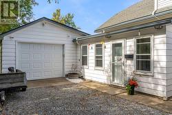 attached single car, heated garage -