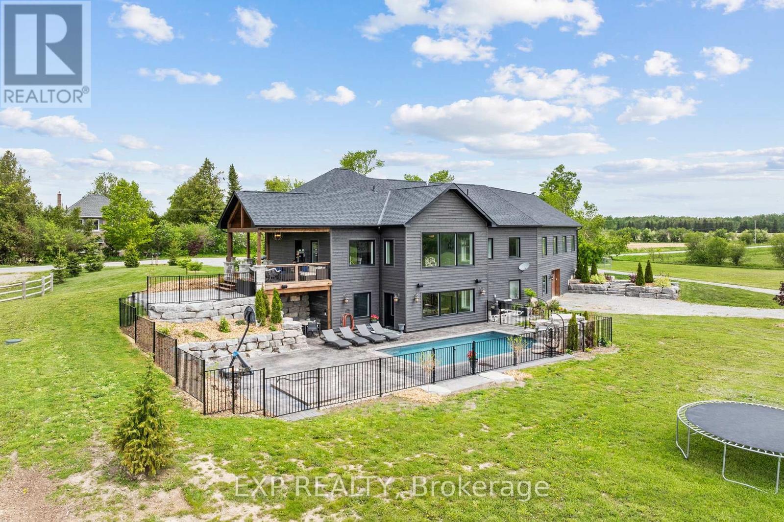 1766 Concession 13 Road, Brock, ON - Outdoor With In Ground Pool With Deck Patio Veranda