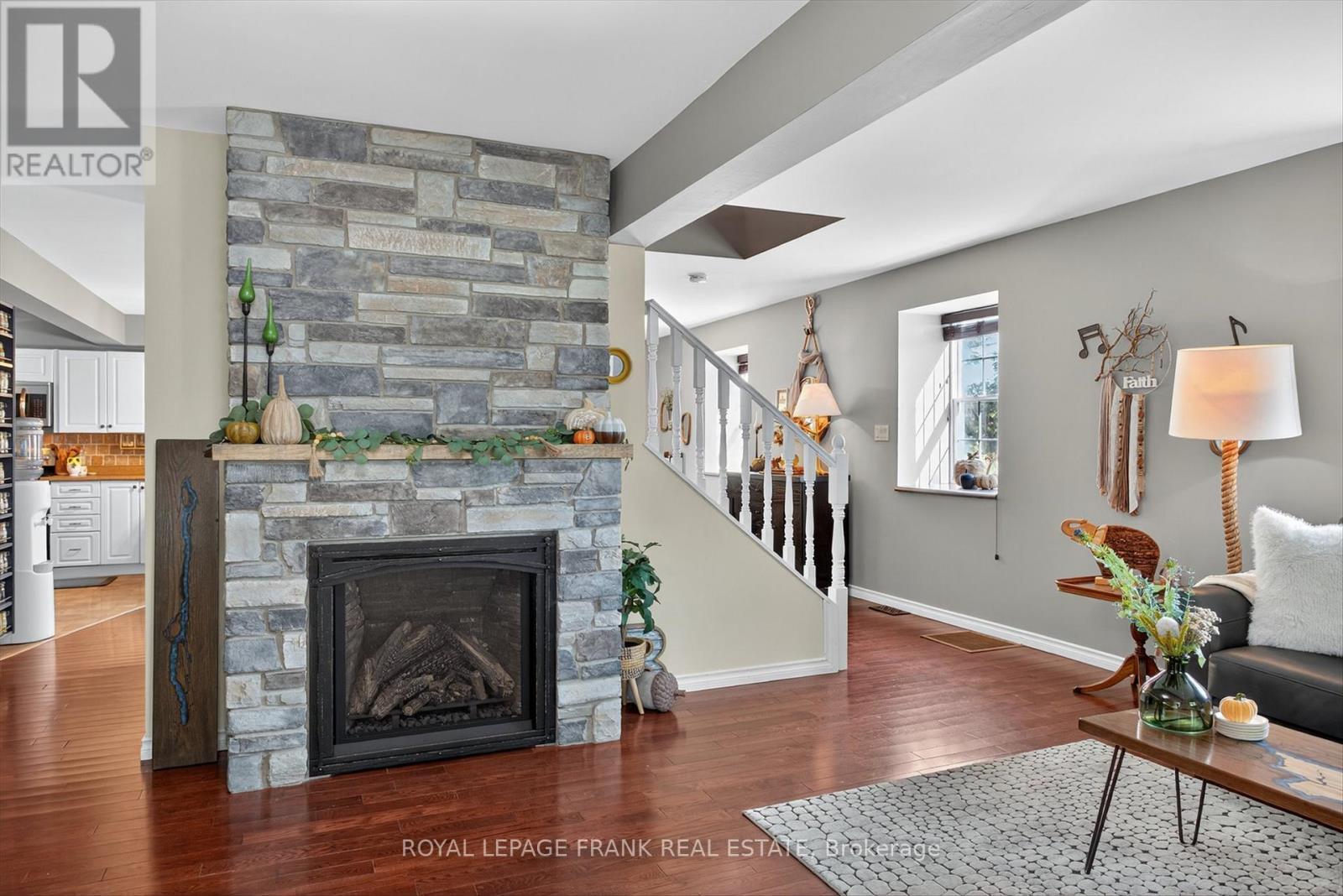 2648 Dummer-Asphodel Road, Douro-Dummer, ON - Indoor Photo Showing Living Room With Fireplace