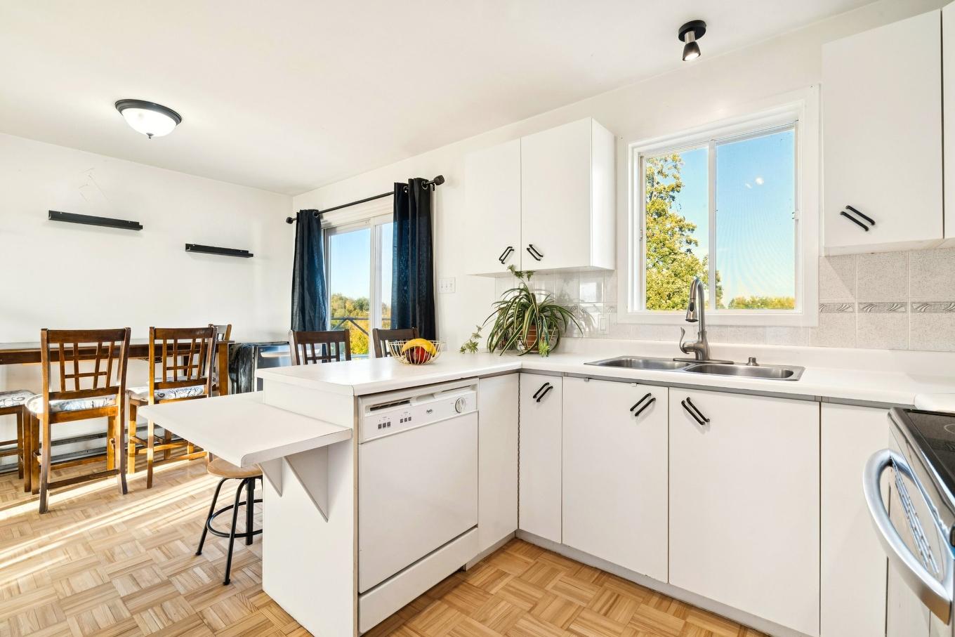 Overall view - 1415 Rue St-Jean-Baptiste, Saint-Roch-De-Richelieu, QC - Indoor Photo Showing Kitchen With Double Sink