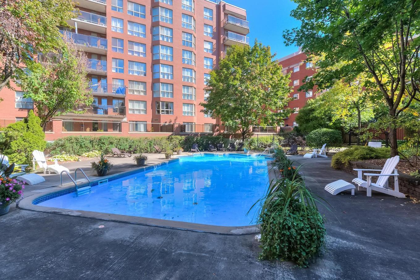 Pool - 407-505 Rue Lucien-L'Allier, Montréal (Ville-Marie), QC - Outdoor With In Ground Pool