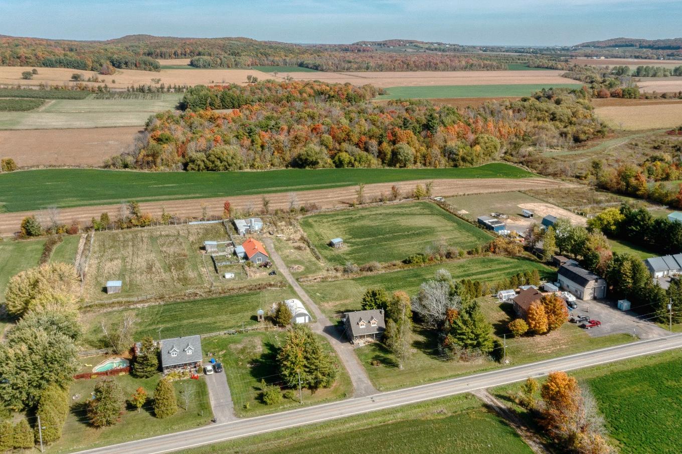 Aerial photo - 1535 Mtée De La Côte-Rouge, Mirabel, QC - Outdoor With View