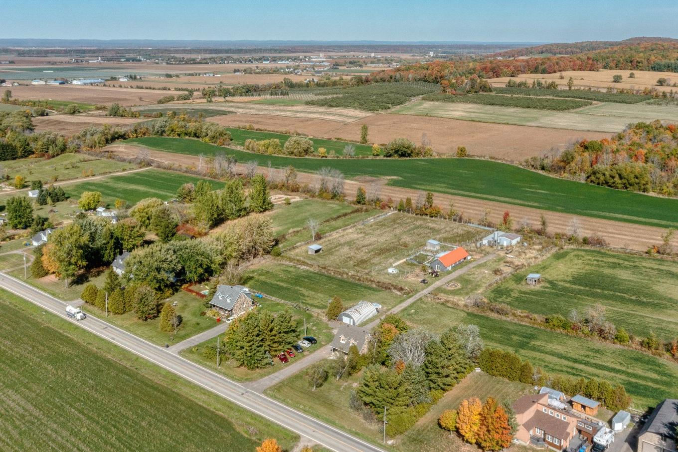 Aerial photo - 1535 Mtée De La Côte-Rouge, Mirabel, QC - Outdoor With View