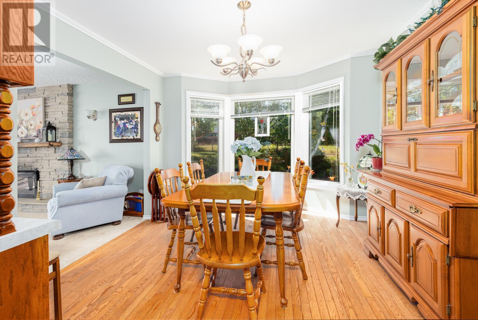 1470 Conception Bay Highway, Conception Bay South, NL - Indoor Photo Showing Dining Room With Fireplace