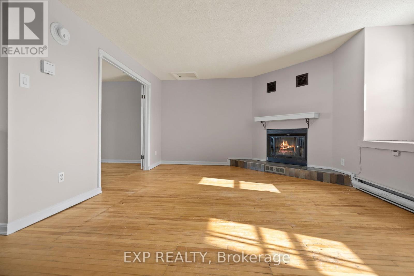 196 Osgoode Street, Ottawa, ON - Indoor Photo Showing Living Room With Fireplace