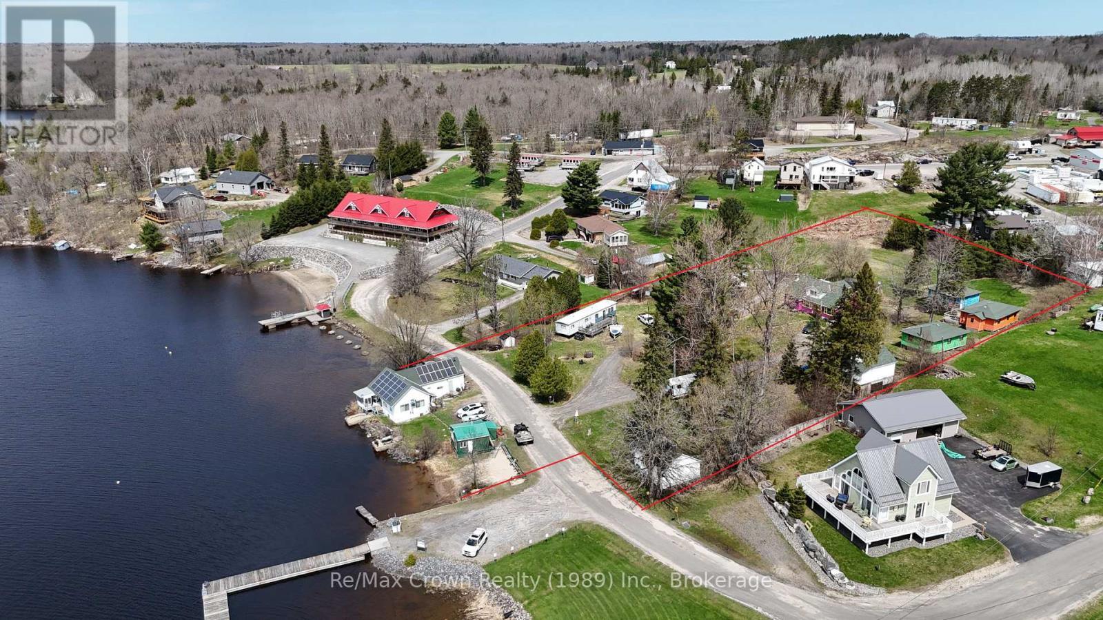 Property outline - 84-85 Wilson Lake Road, Parry Sound Remote Area (Port Loring), ON - Outdoor With Body Of Water With View
