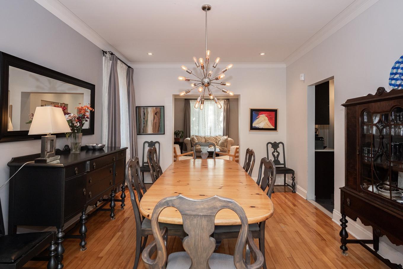 Salle à manger - 4641 Av. Lacombe, Montréal (Côte-Des-Neiges/Notre-Dame-De-Grâce), QC - Indoor Photo Showing Dining Room