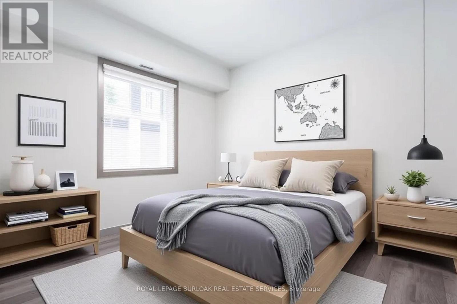 Virtually Staged - 1B - 36 Grant Avenue, Hamilton, ON - Indoor Photo Showing Bedroom