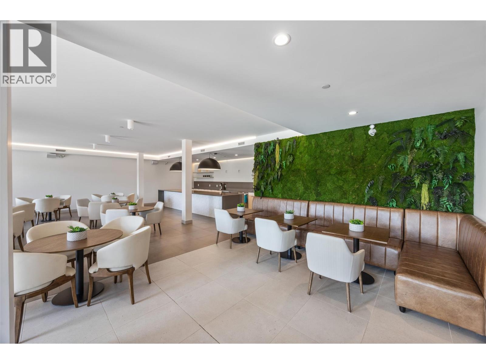 Ariva Amenities - gathering room - 3000 Ariva Drive Unit# 3308, Kelowna, BC - Indoor Photo Showing Dining Room