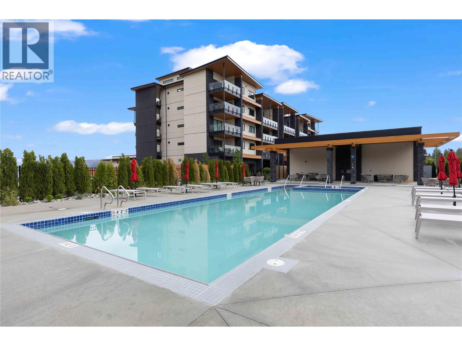 Ariva Amenities - outdoor pool - 3000 Ariva Drive Unit# 3308, Kelowna, BC - Outdoor With In Ground Pool