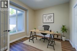 virtually staged office -