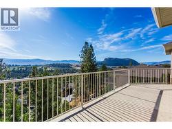 Upper patio with amazing lake and city views -