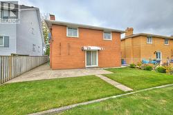 back yard left side -