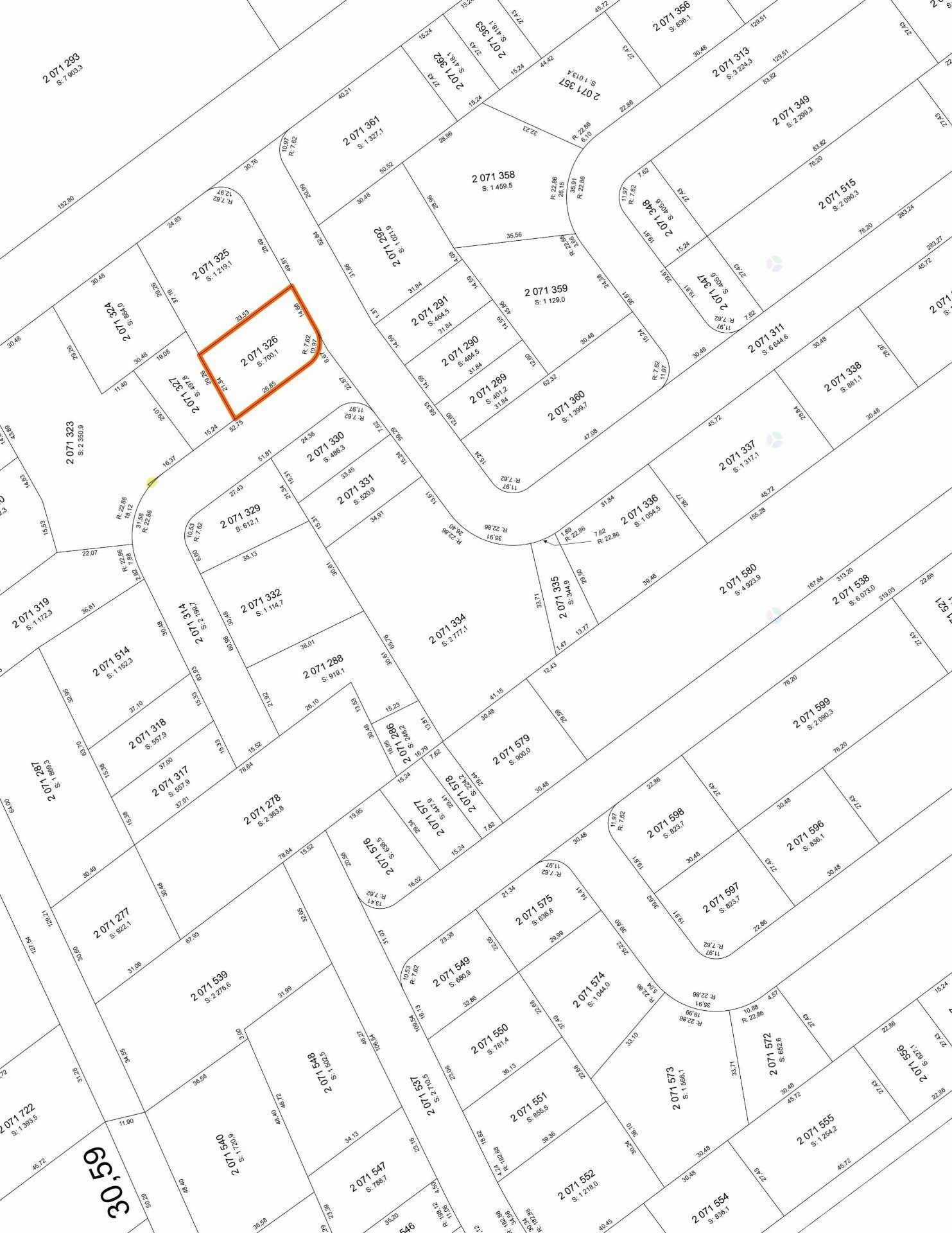 Plan (croquis) - Mtée St-François, Laval (Duvernay), QC