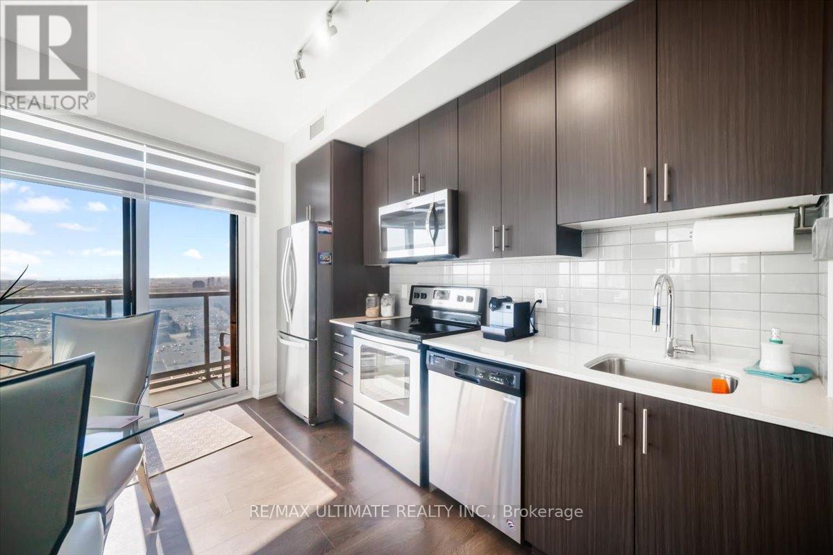 2008 - 3600 Highway 7 Highway, Vaughan, ON - Indoor Photo Showing Kitchen With Stainless Steel Kitchen With Upgraded Kitchen