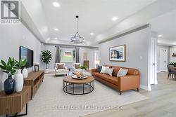 Virtually Staged Living Room/Dining Room View 1 -