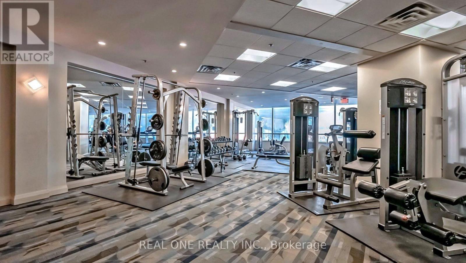 1708 - 33 Bay Street, Toronto, ON - Indoor Photo Showing Gym Room