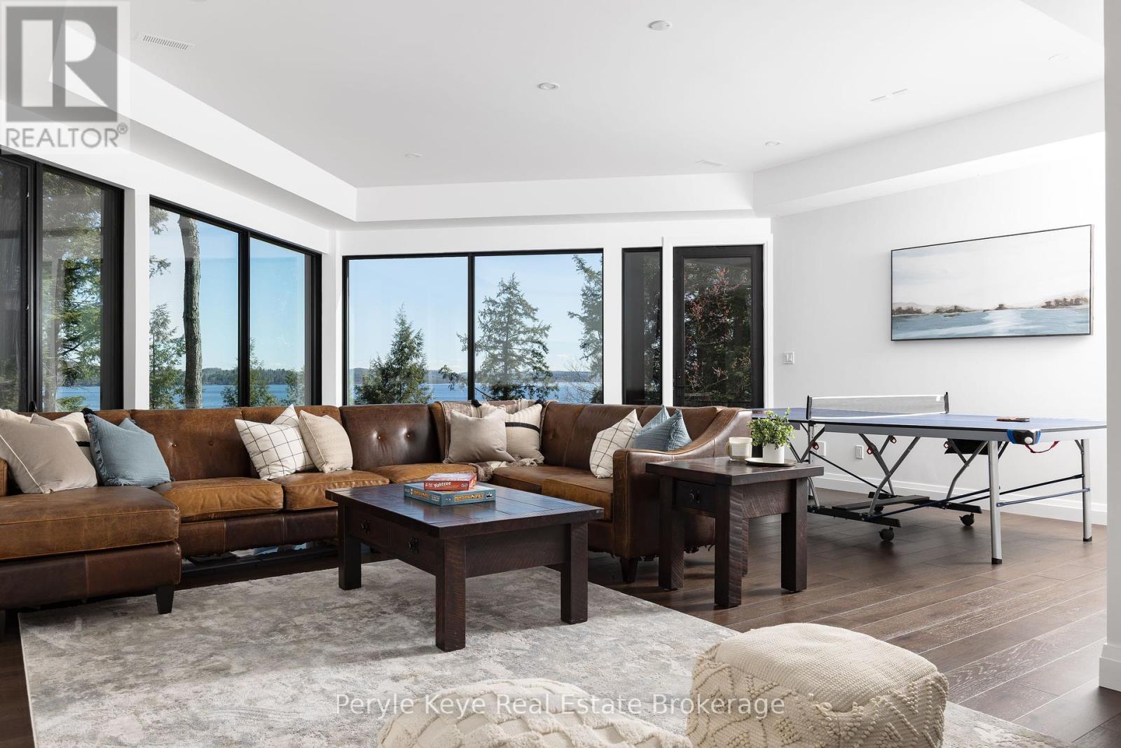 Lower Level Family Room - 86 Claren Crescent, Huntsville (Stisted), ON - Indoor Photo Showing Living Room