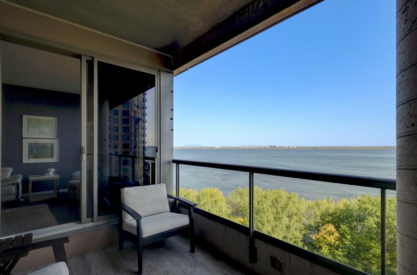 Balcon - 1407-100 Av. Des Sommets, Montréal (Verdun/Île-Des-Soeurs), QC - Outdoor With Body Of Water With View With Exterior