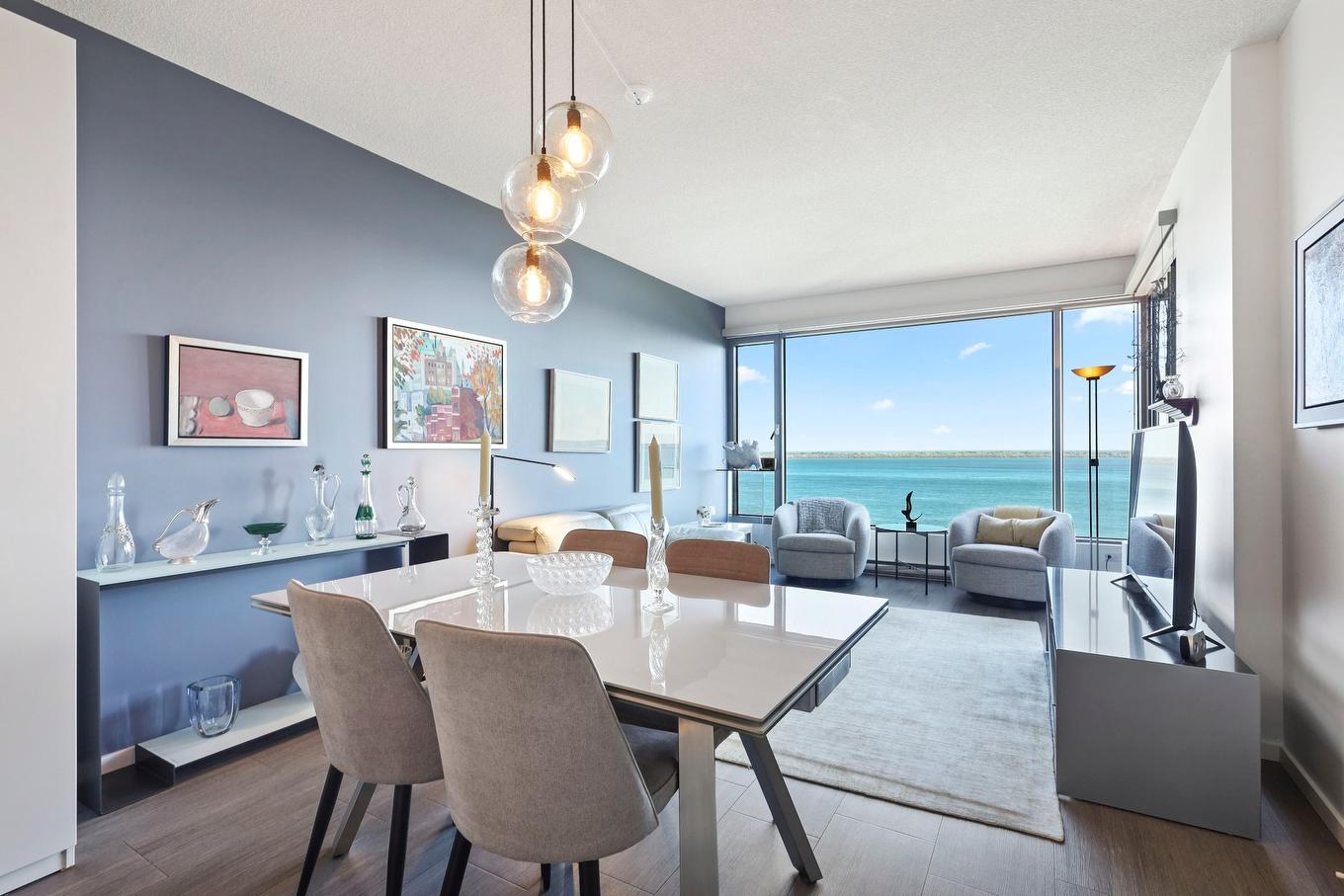 Salle à manger - 1407-100 Av. Des Sommets, Montréal (Verdun/Île-Des-Soeurs), QC - Indoor Photo Showing Dining Room