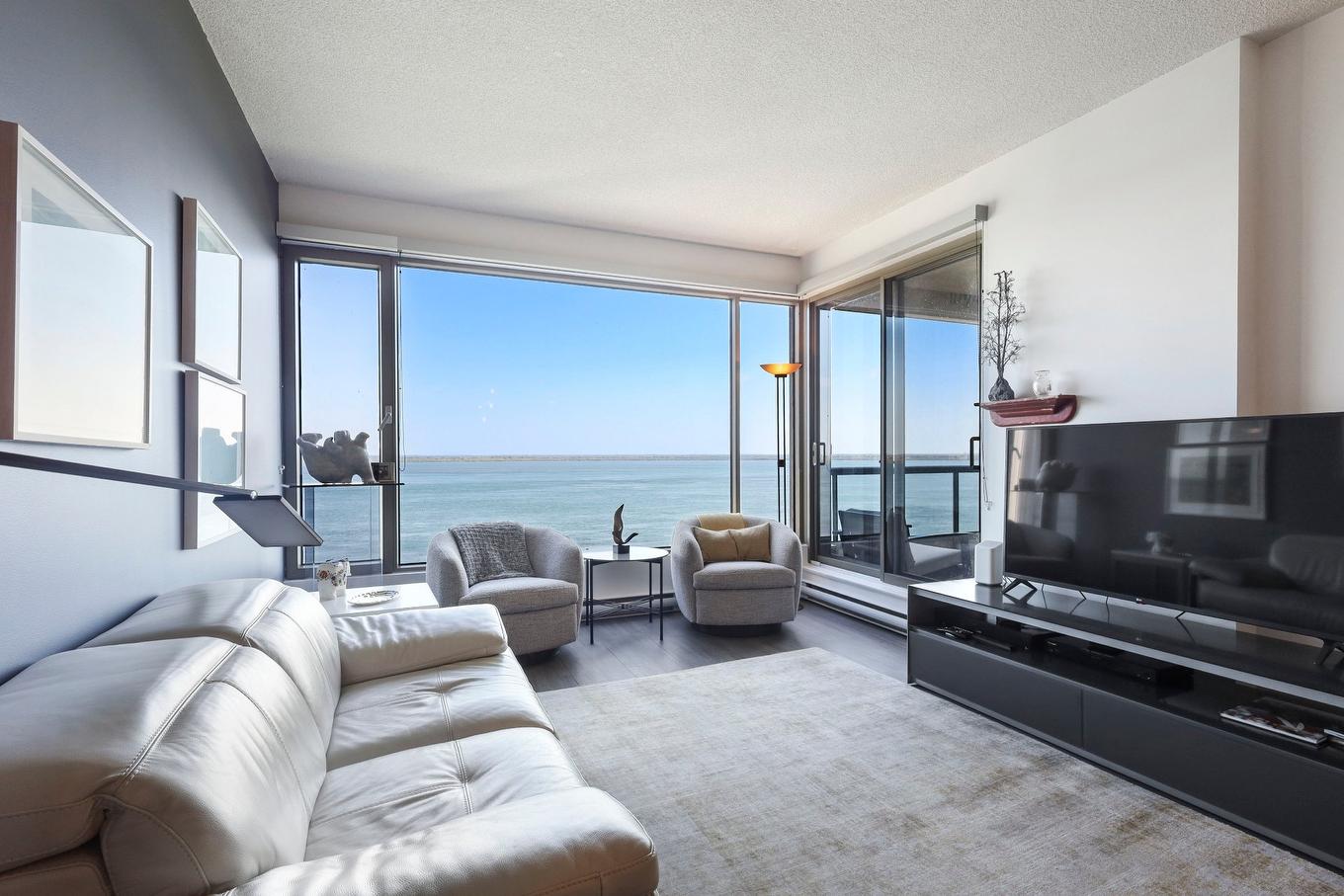 Salon - 1407-100 Av. Des Sommets, Montréal (Verdun/Île-Des-Soeurs), QC - Indoor Photo Showing Living Room