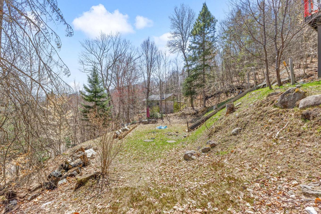 Cour - 3004 Rue D'Arosa, Val-David, QC - Outdoor With View