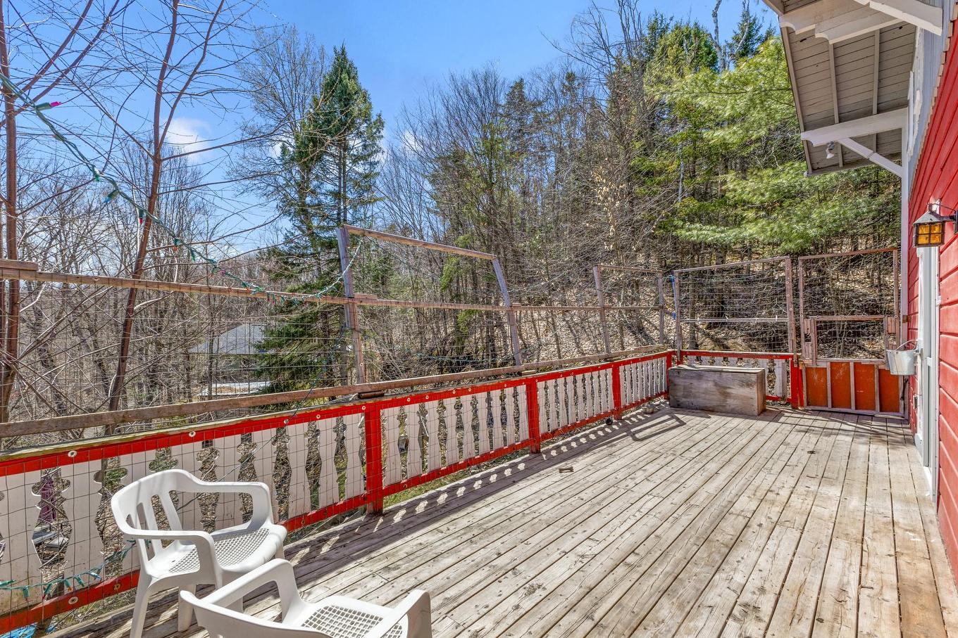 Balcon - 3004 Rue D'Arosa, Val-David, QC - Outdoor With Deck Patio Veranda