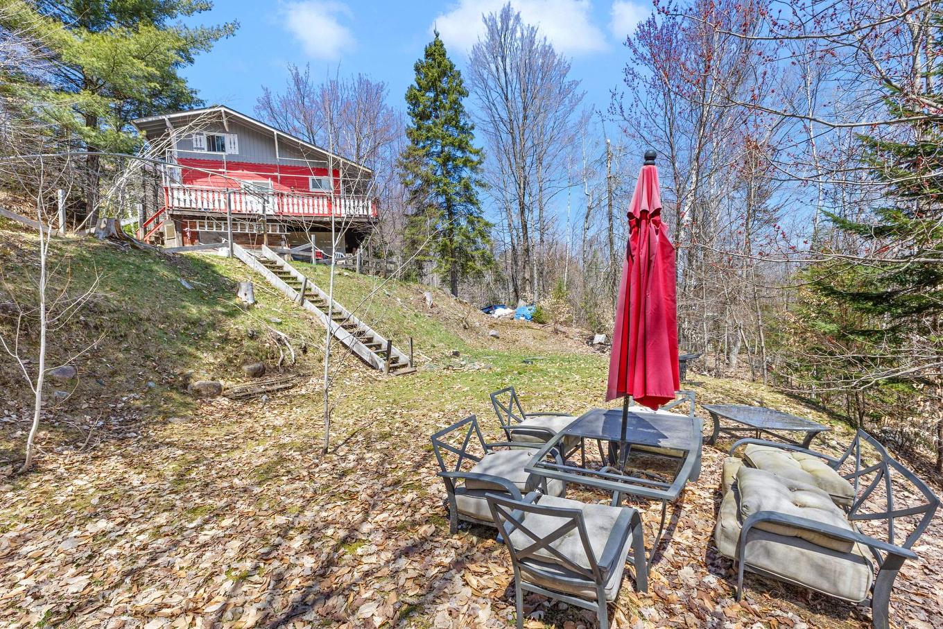 Vue d'ensemble - 3004 Rue D'Arosa, Val-David, QC - Outdoor With Deck Patio Veranda