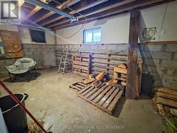 Basement Wood Storage Room -
