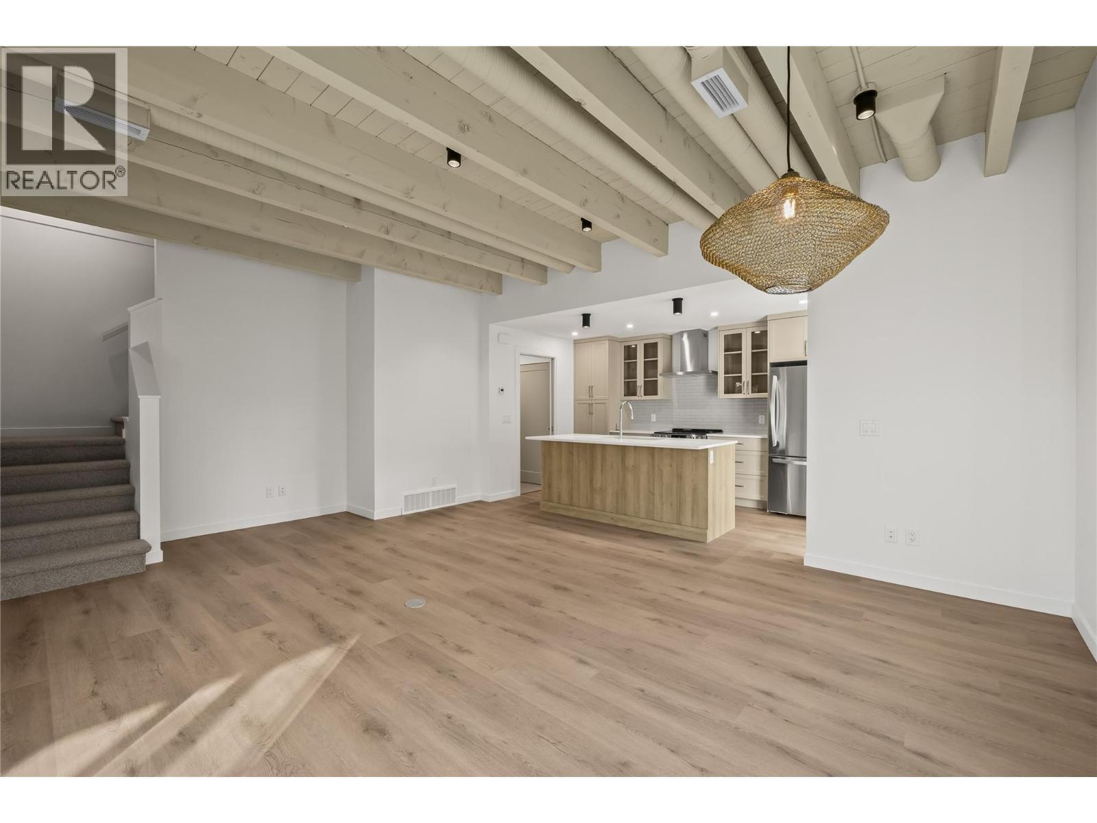 Kitchen, Dining & Living - 2957 Conlin Court Unit# 1, Kelowna, BC - Indoor