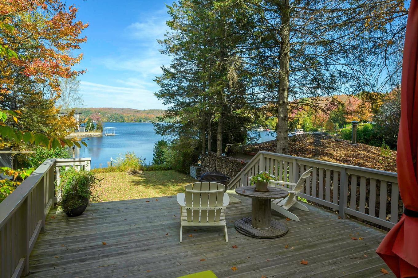 Terrasse - 1209 Ch. Du Lac-Connelly, Saint-Hippolyte, QC - Outdoor With Body Of Water With Deck Patio Veranda