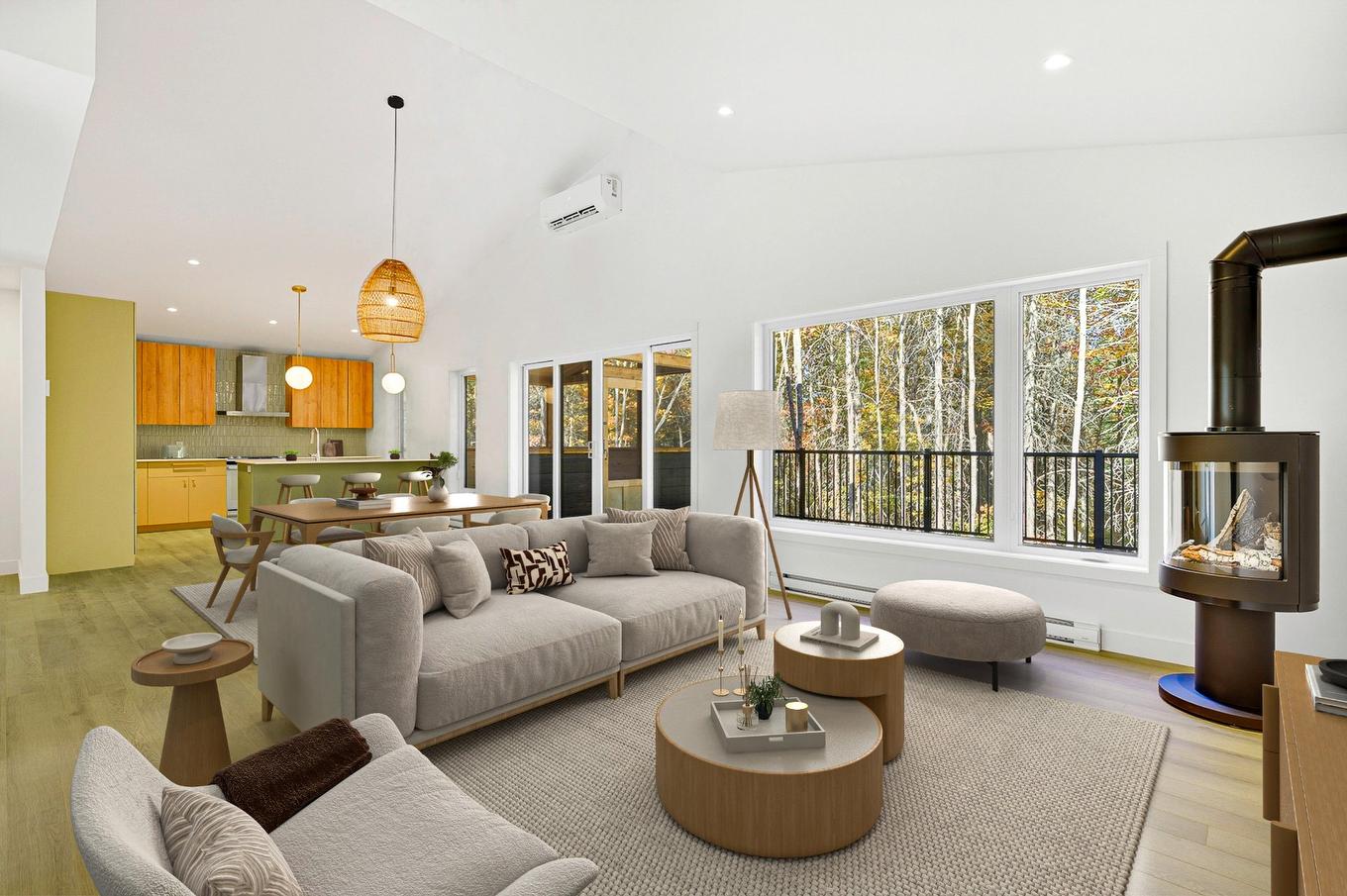 Salon - 1801 Ch. Domaine Sur Le Lac, Sainte-Lucie-Des-Laurentides, QC - Indoor Photo Showing Living Room