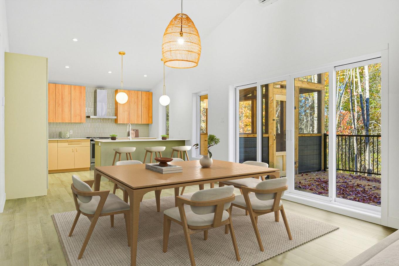 Salle à manger - 1801 Ch. Domaine Sur Le Lac, Sainte-Lucie-Des-Laurentides, QC - Indoor Photo Showing Dining Room