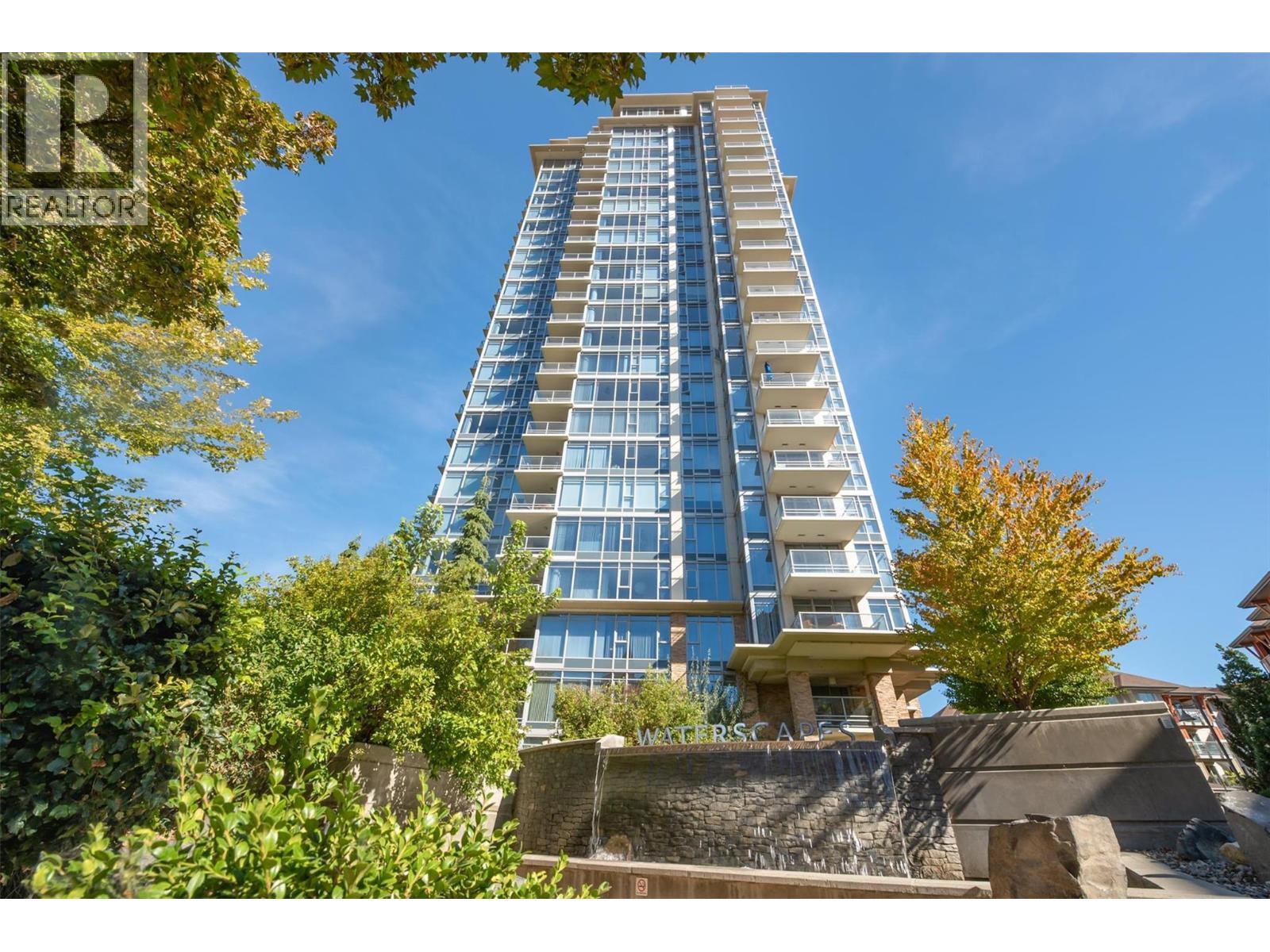 1075 Sunset Drive Unit# 2408, Kelowna, BC - Outdoor With Balcony With Facade