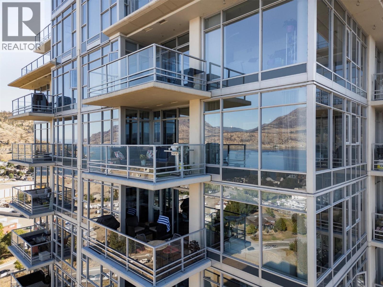 1075 Sunset Drive Unit# 2408, Kelowna, BC - Outdoor With Balcony