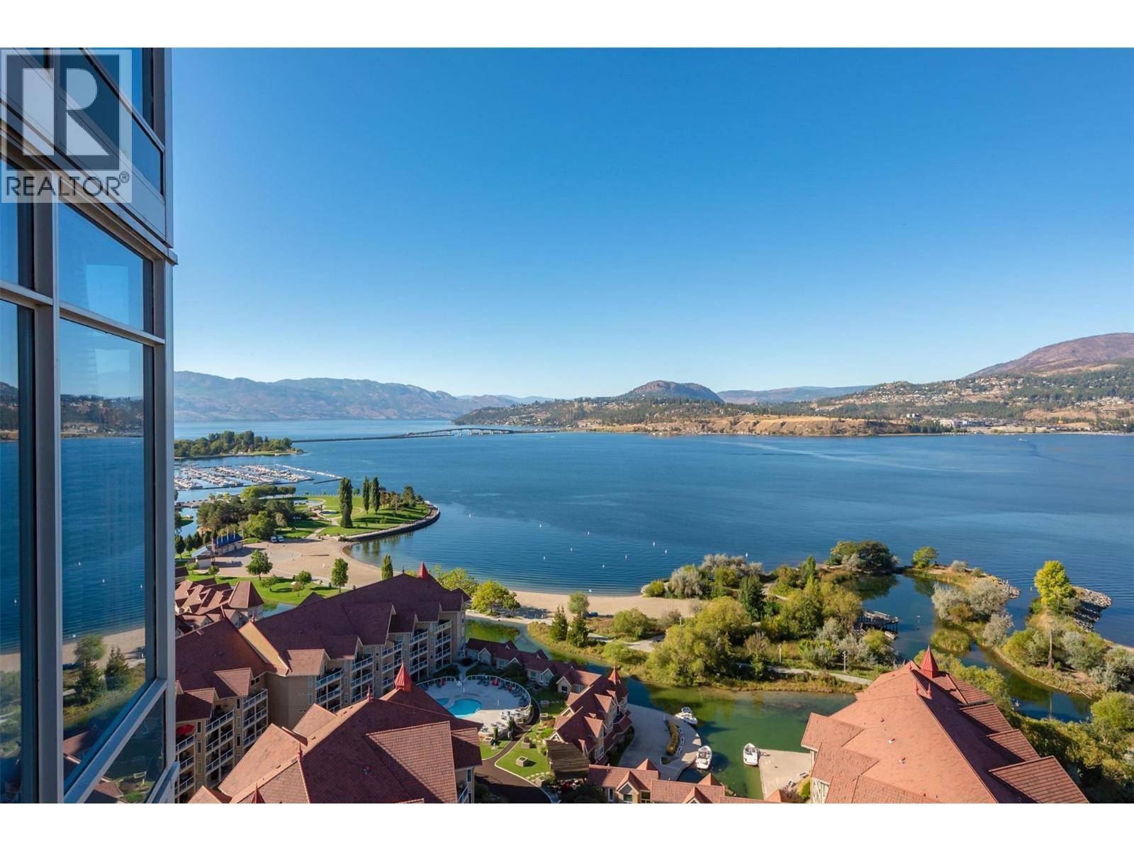 1075 Sunset Drive Unit# 2408, Kelowna, BC - Outdoor With Body Of Water With View