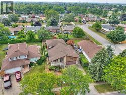 Aerial view of front yard -