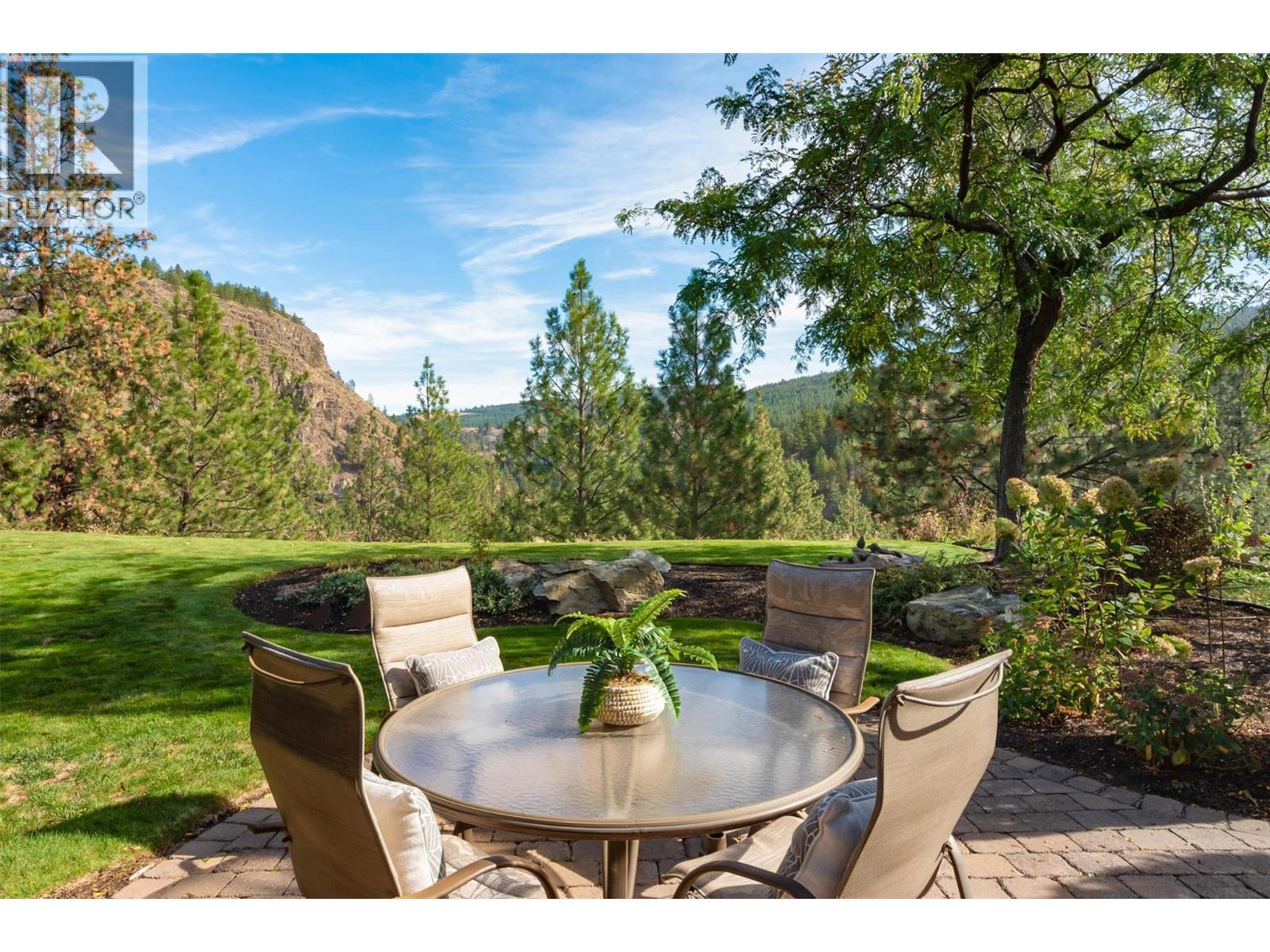 Stunning views of Layer Cake Mountain! - 3875 Gallaghers Parkway, Kelowna, BC - Outdoor With Deck Patio Veranda