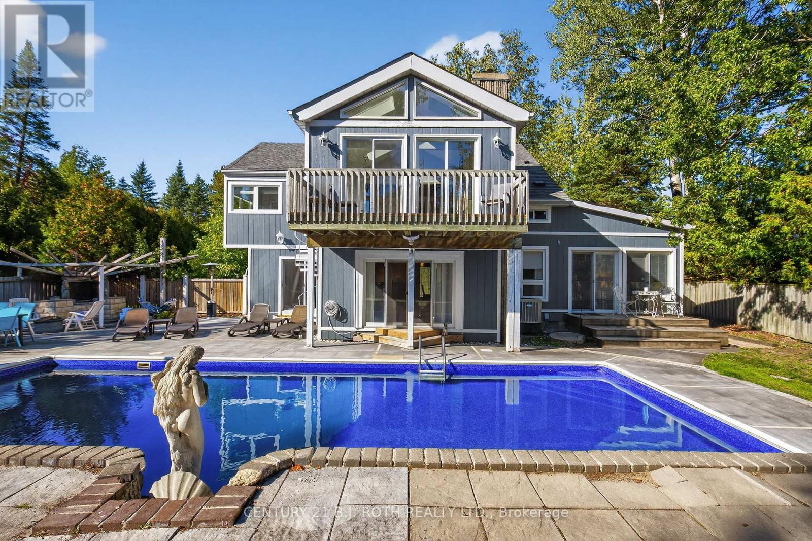 209846 26 Highway, Blue Mountains, ON - Outdoor With In Ground Pool With Deck Patio Veranda