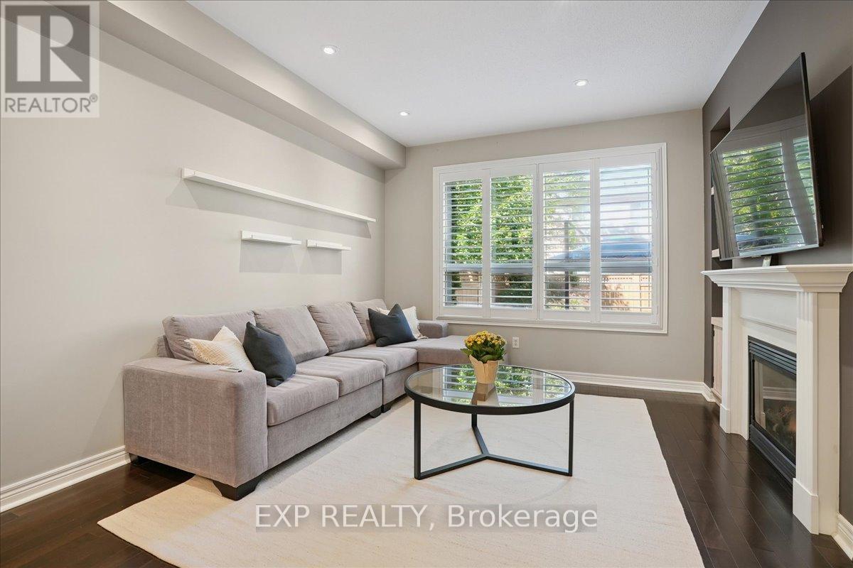 4147 Prentice Common, Burlington, ON - Indoor Photo Showing Living Room With Fireplace