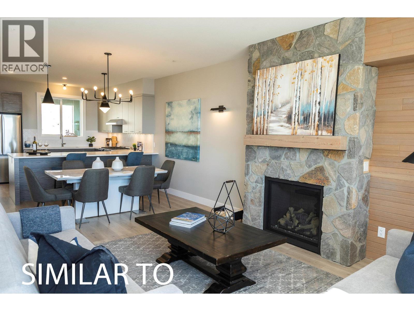 280B Grizzly Ridge Trail, Big White, BC - Indoor With Fireplace